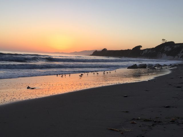 Ellwood Sunset. Credit: Brian Wolf